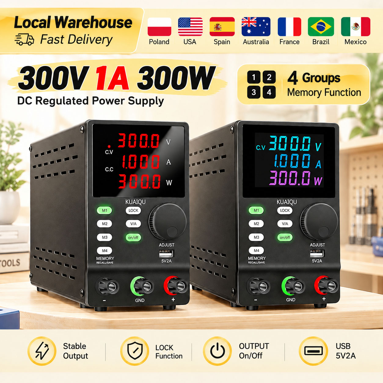 KUAIQU 300V 1A 300W DC Power S - Switching Dc Power Supply 300V 1A 评论和价格