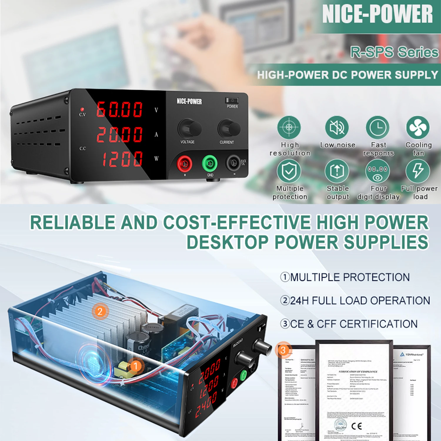 30V 30A Lab Bench Power Source - High Power 60V 20A Bench Power Supply 评论和价格